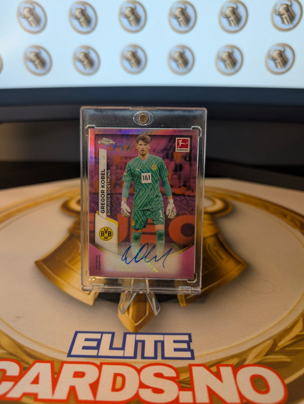 Gregor Kobel Autograph - Topps Chrome 2023/24 (#75/75)