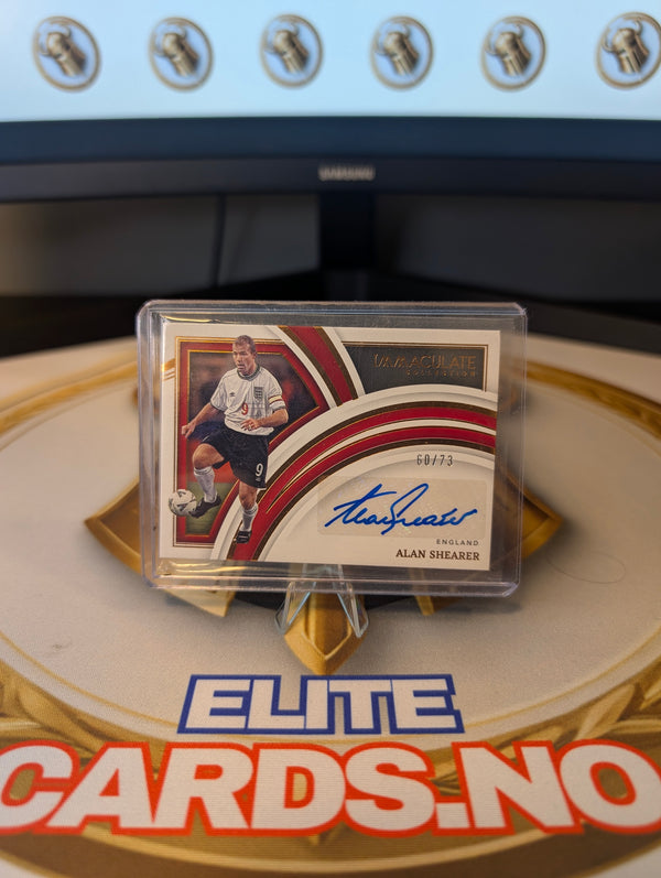 Alan Shearer Autograph - 2023 Panini Immaculate (#60/73)
