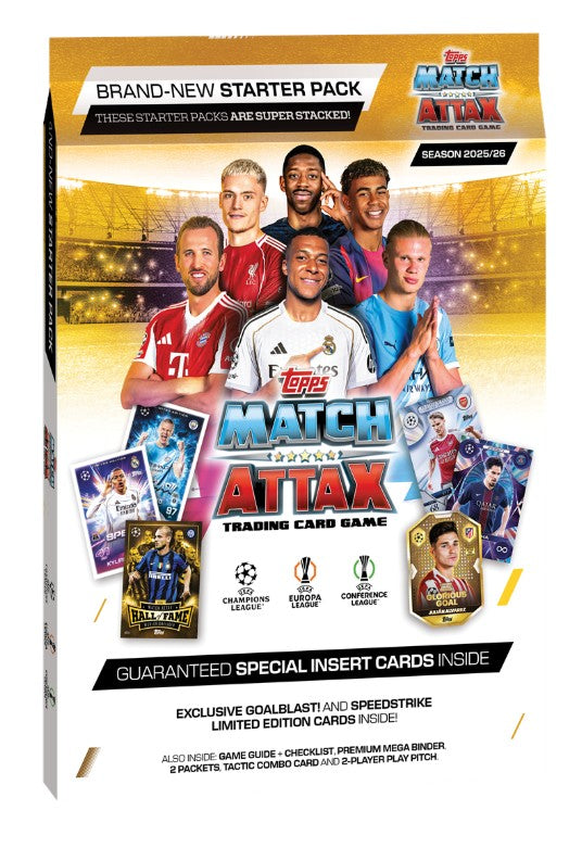 Topps MATCH ATTAX CHAMPIONS LEAGUE STARTER PACK